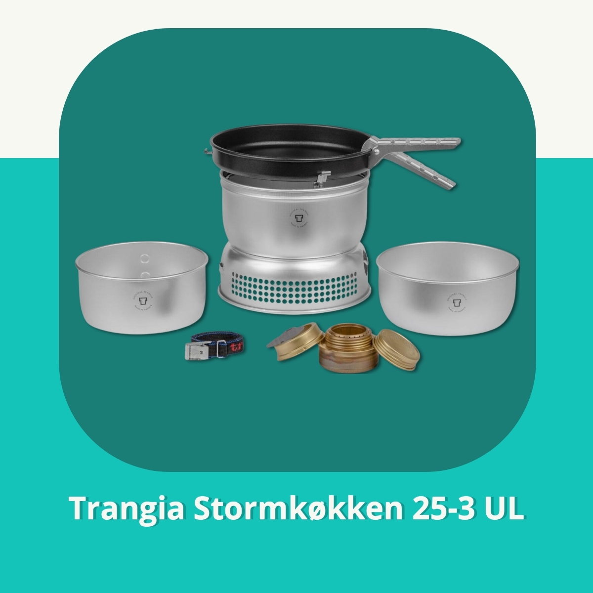 Anmeldelse af Trangia Stormkøkken 25-3 UL