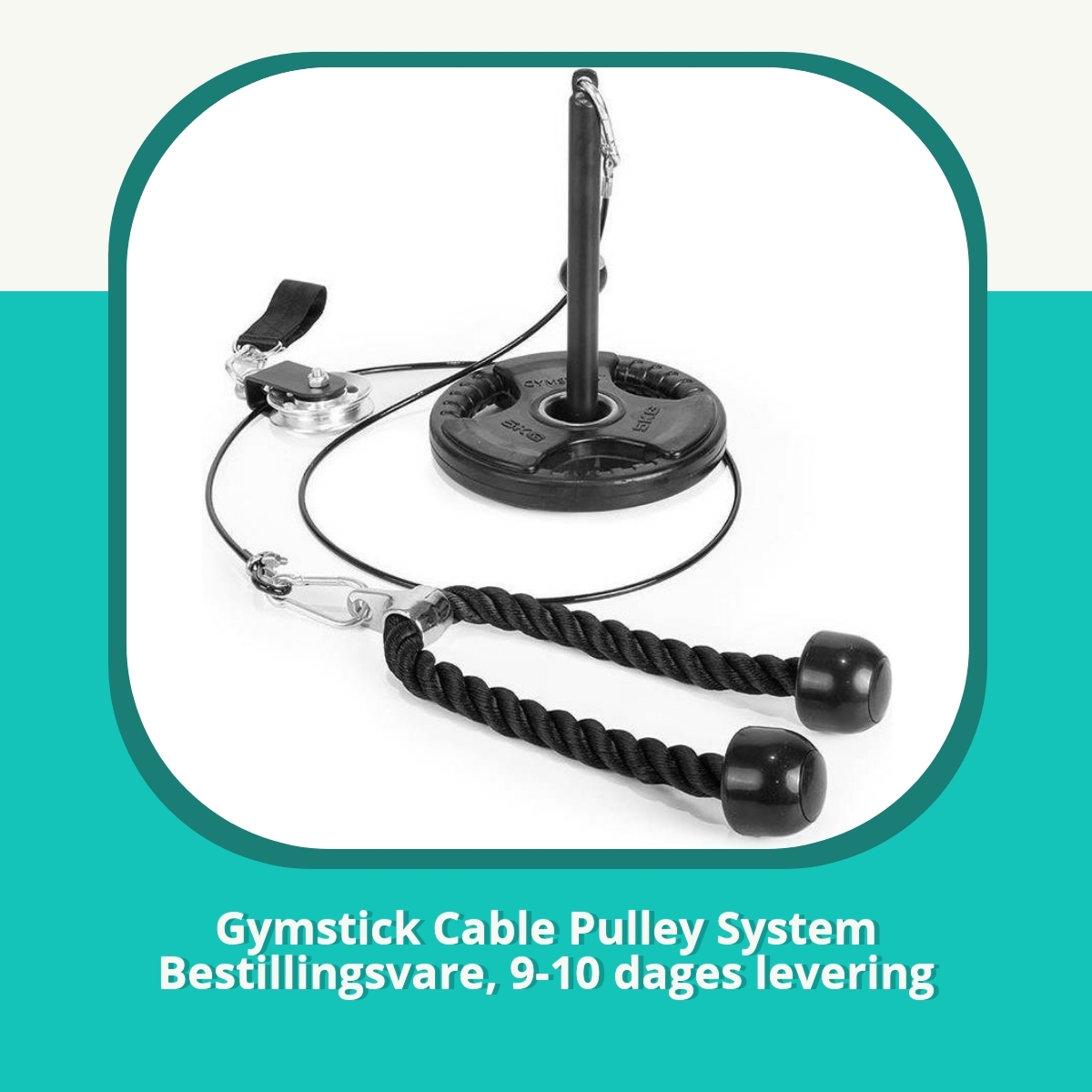 Anmeldelse af Gymstick Cable Pulley System Bestillingsvare, 9-10 dages levering