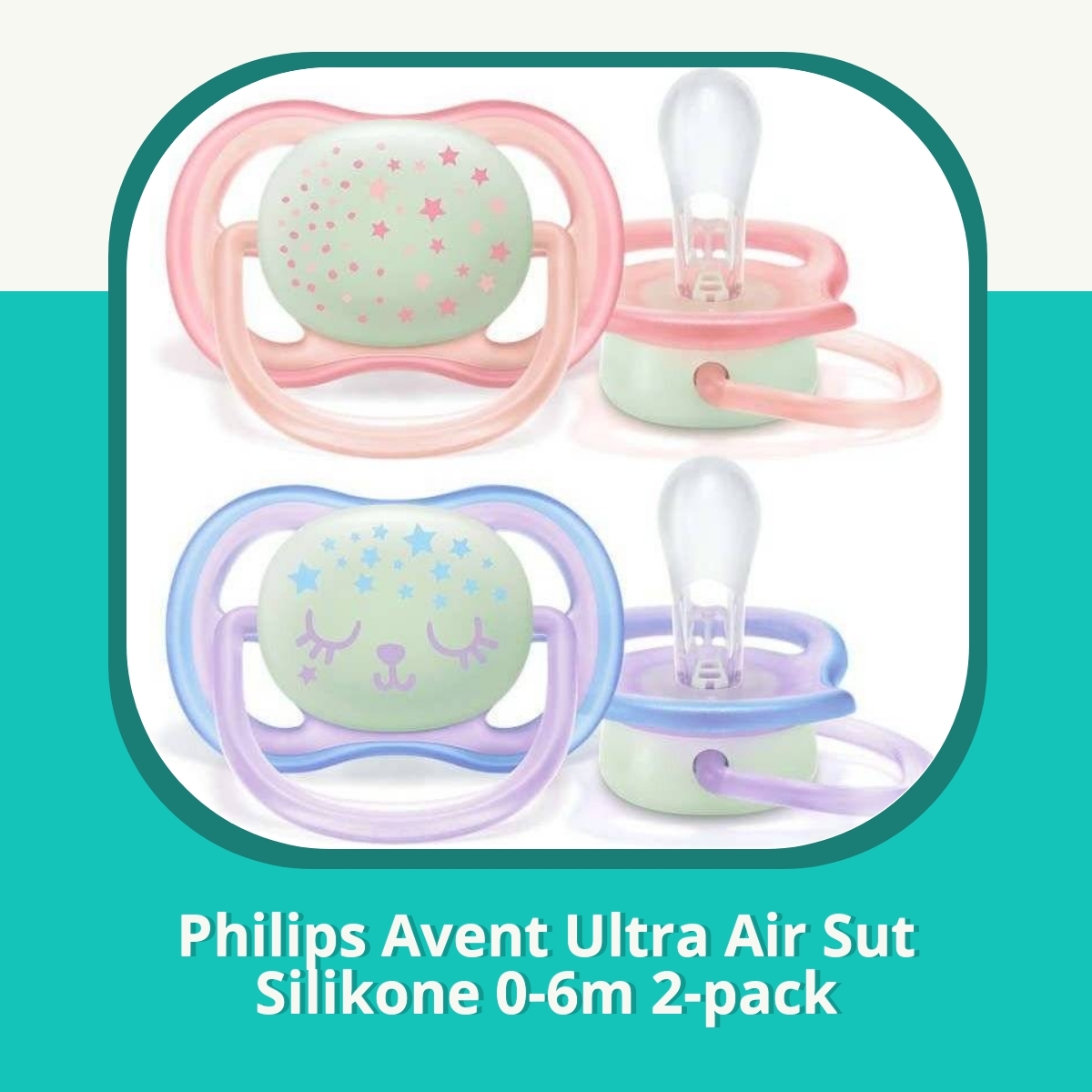 Anmeldelse af Philips Avent Ultra Air Sut Silikone 0-6m 2-pack