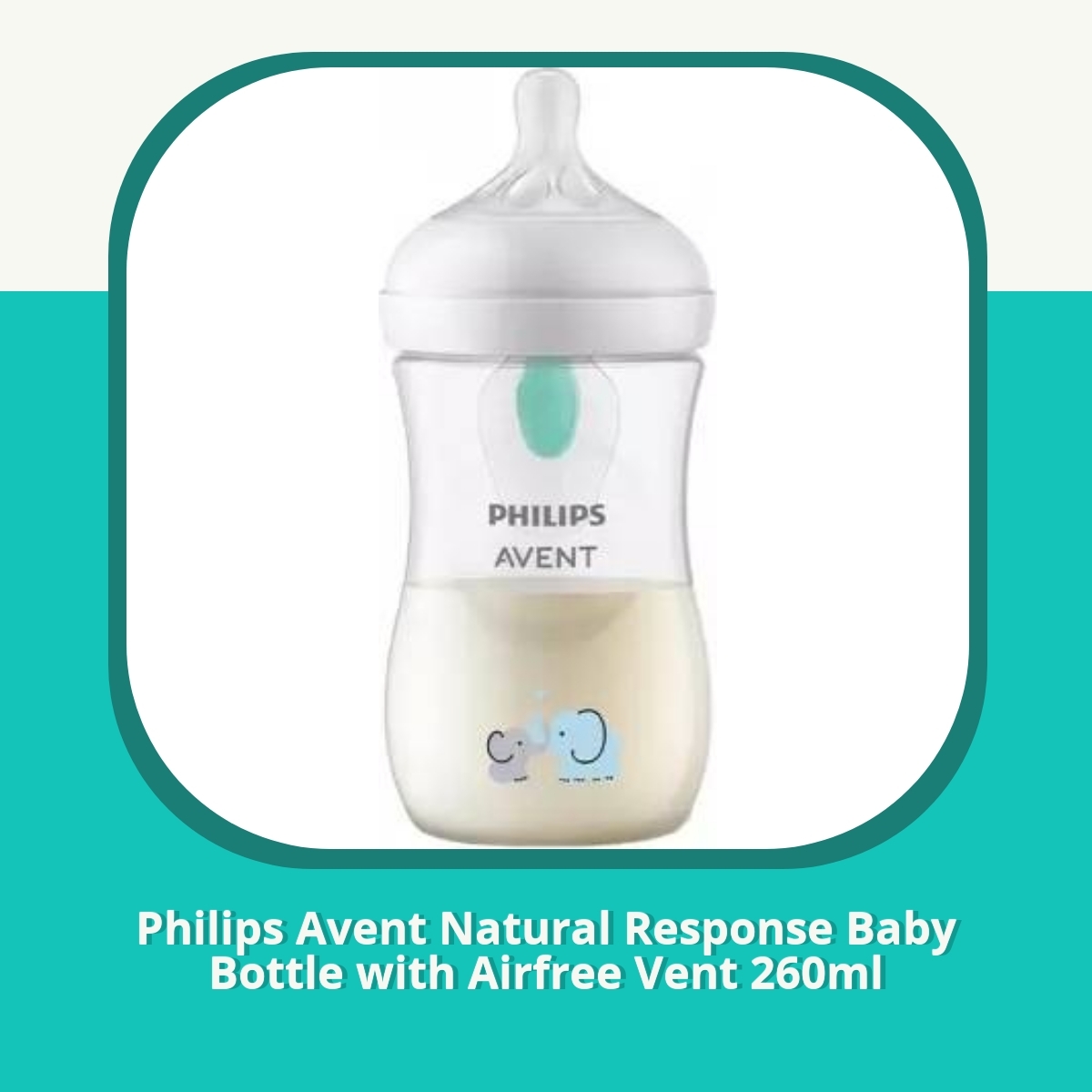 Anmeldelse af Philips Avent Natural Response Baby Bottle with Airfree Vent 260ml