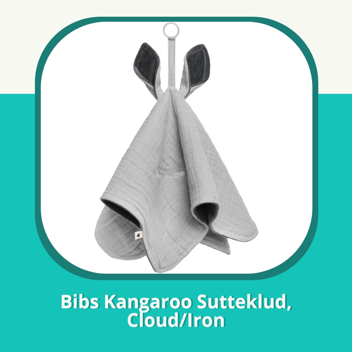 Anmeldelse af Bibs Kangaroo Sutteklud, Cloud/Iron