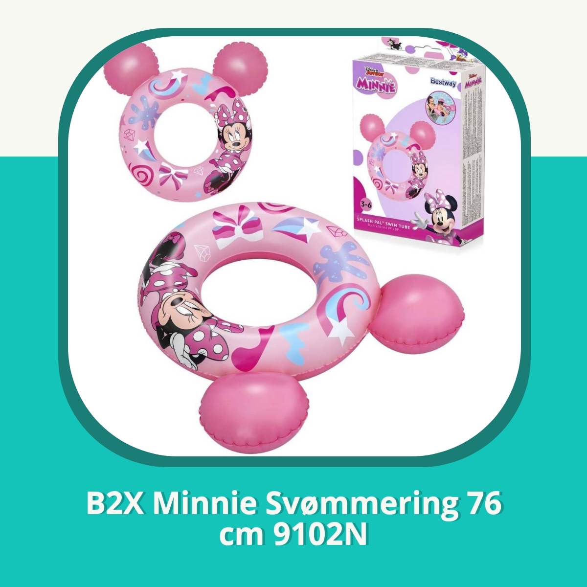 Anmeldelse af B2X Minnie Svømmering 76 cm 9102N