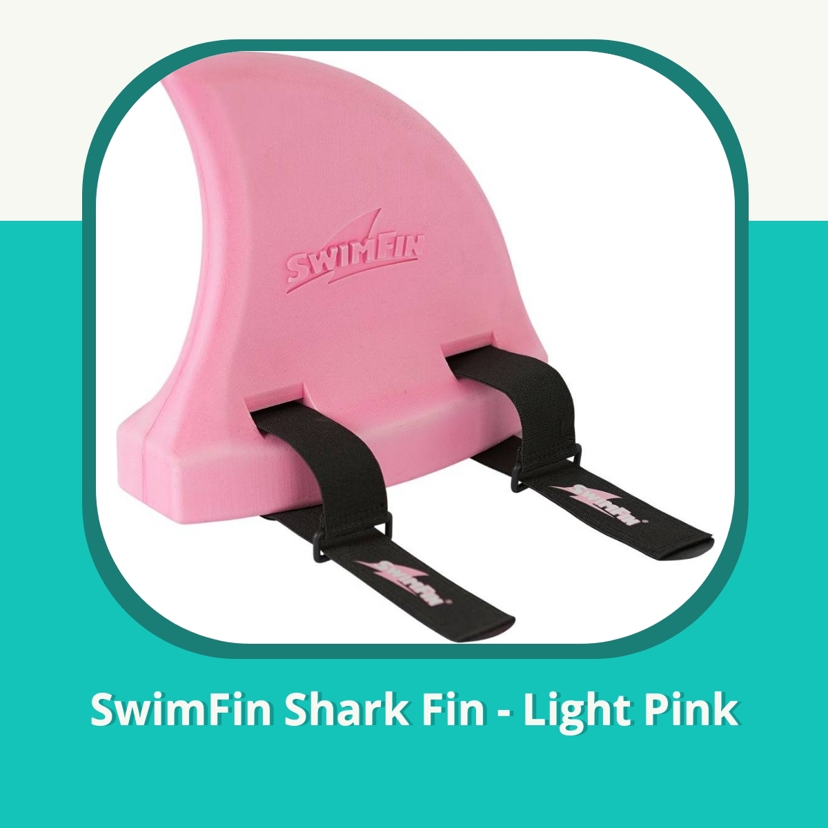 Anmeldelse af SwimFin Shark Fin - Light Pink