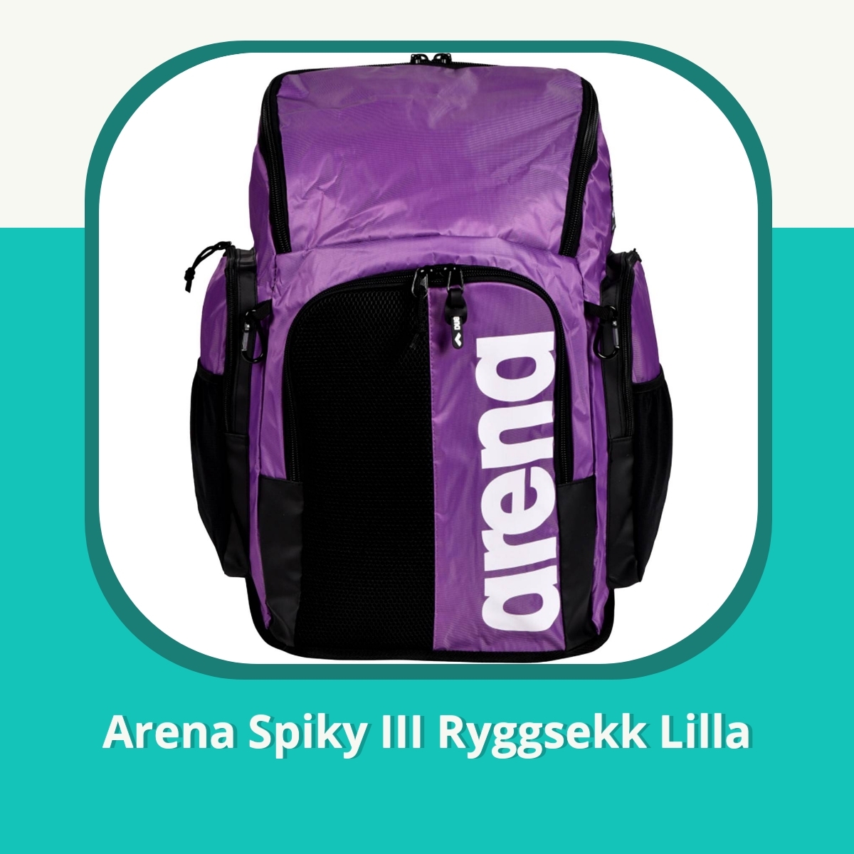 Anmeldelse af Arena Spiky III Ryggsekk Lilla