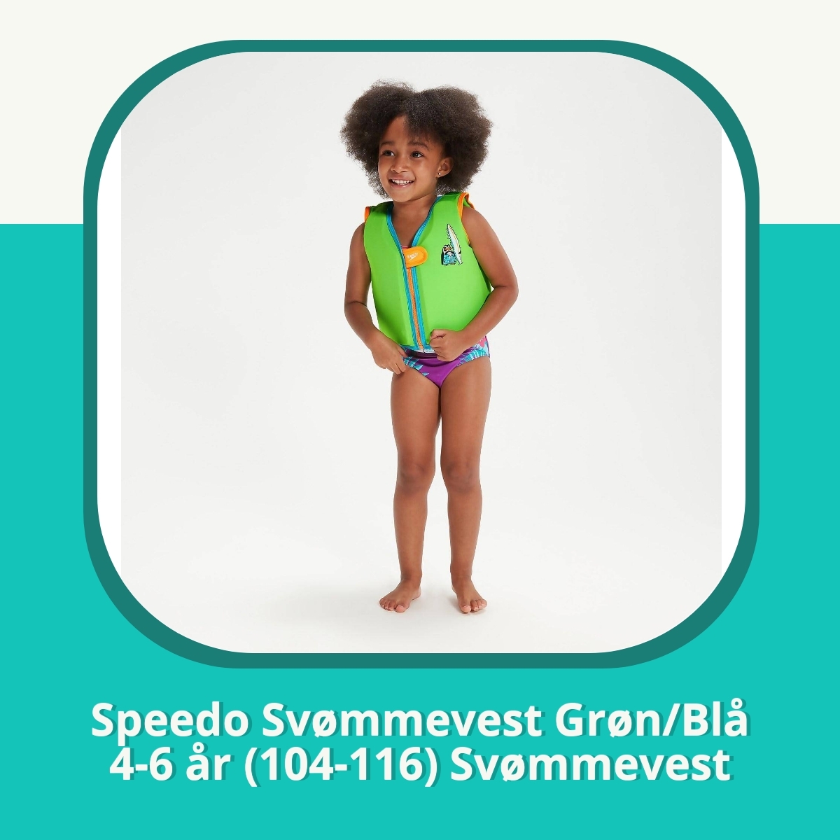 Anmeldelse af Speedo Svømmevest Grøn/Blå 4-6 år (104-116) Svømmevest