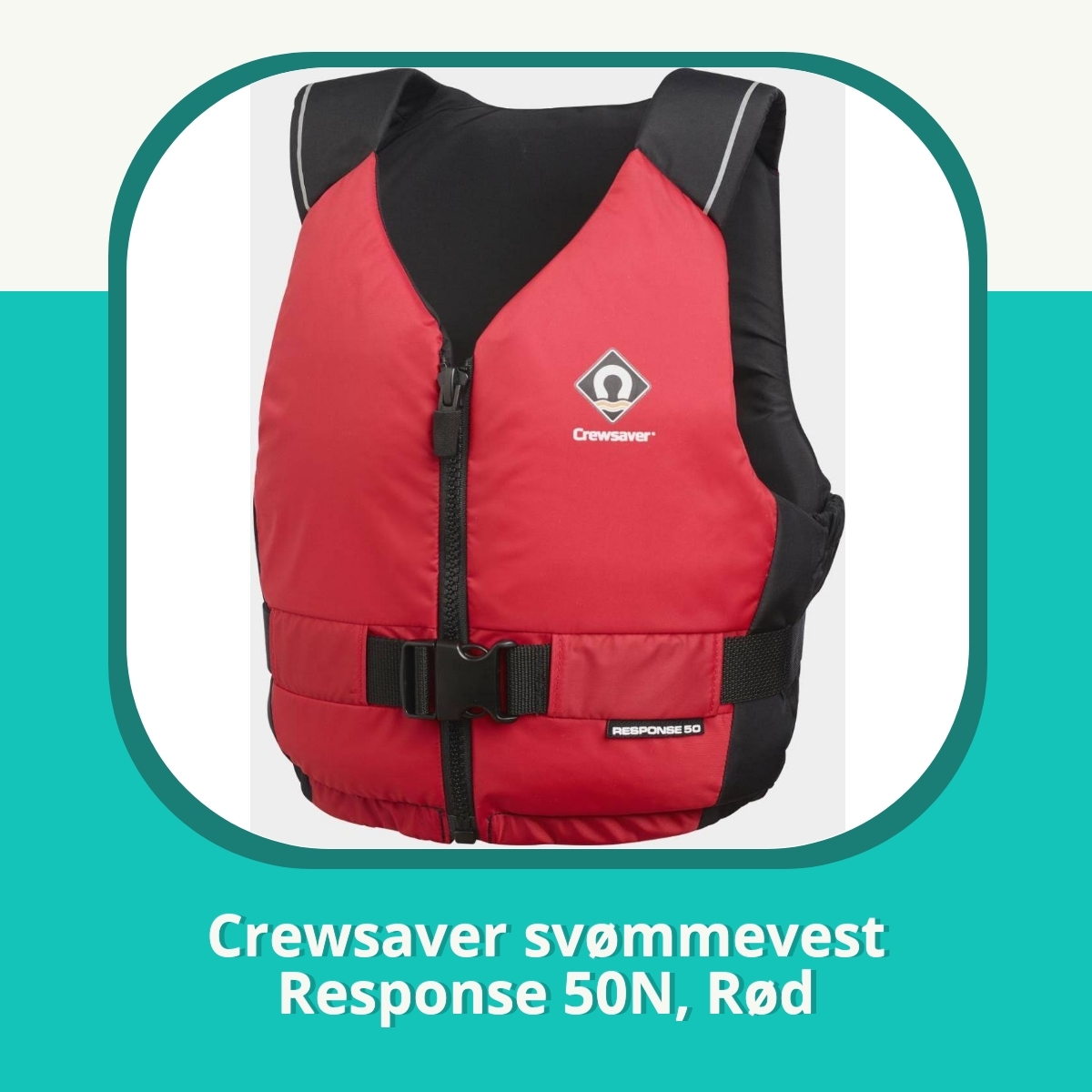 Anmeldelse af Crewsaver svømmevest Response 50N, Rød