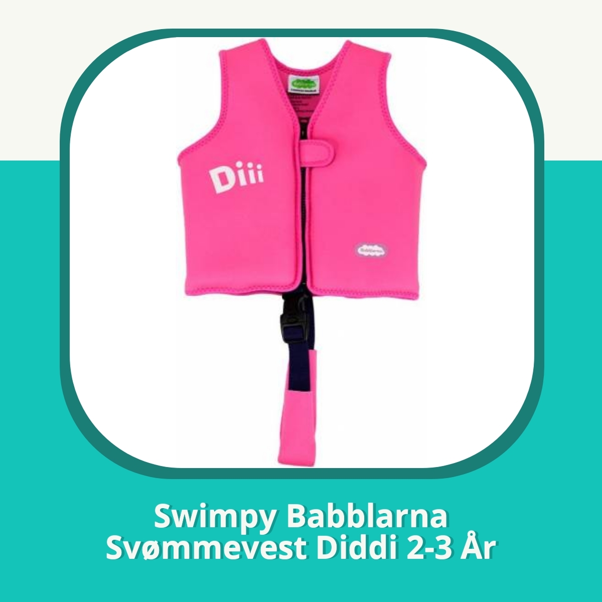 Anmeldelse af Swimpy Babblarna Svømmevest Diddi 2-3 År