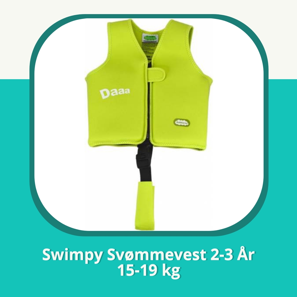Anmeldelse af Swimpy Svømmevest 2-3 År 15-19 kg