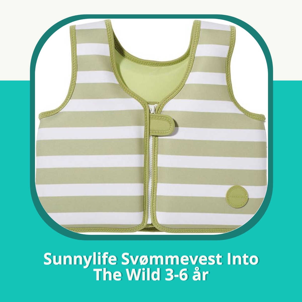 Anmeldelse af Sunnylife Svømmevest Into The Wild 3-6 år