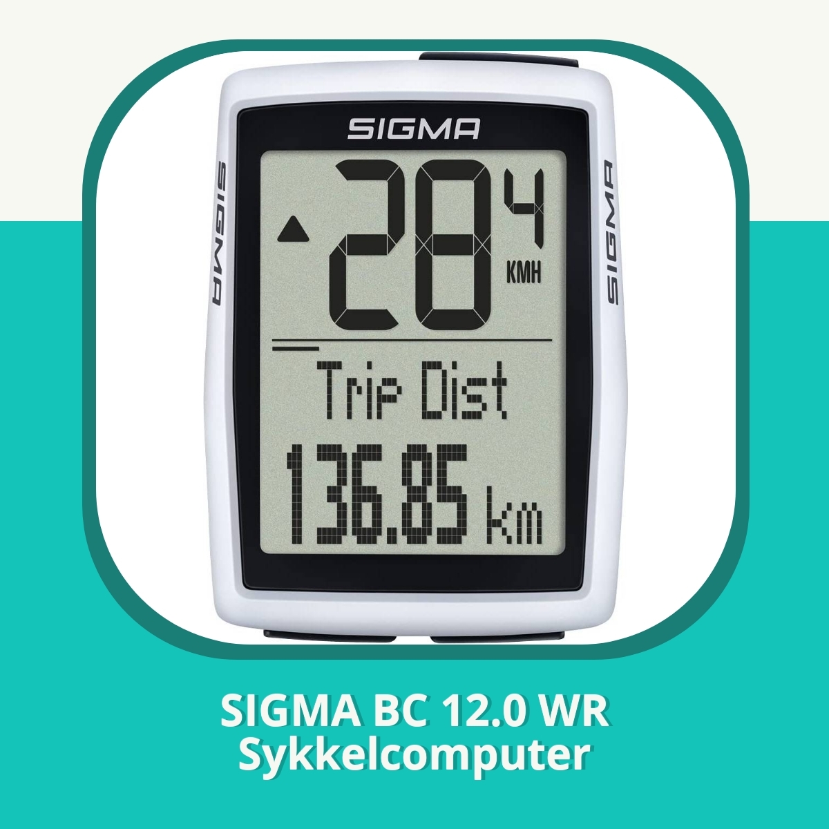 Anmeldelse af SIGMA BC 12.0 WR Sykkelcomputer