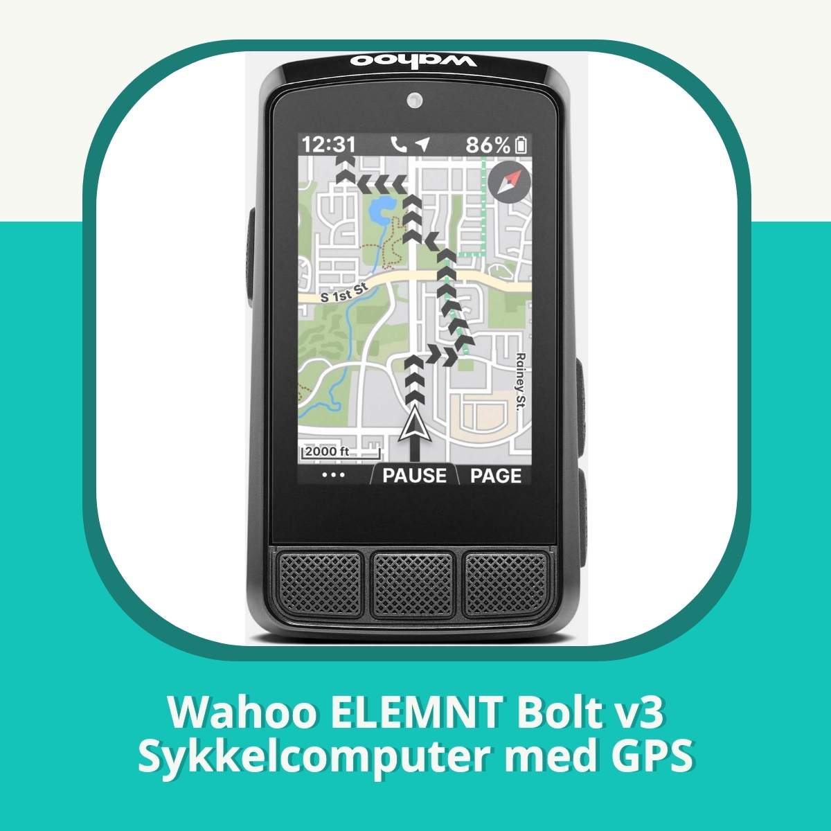 Anmeldelse af Wahoo ELEMNT Bolt v3 Sykkelcomputer med GPS