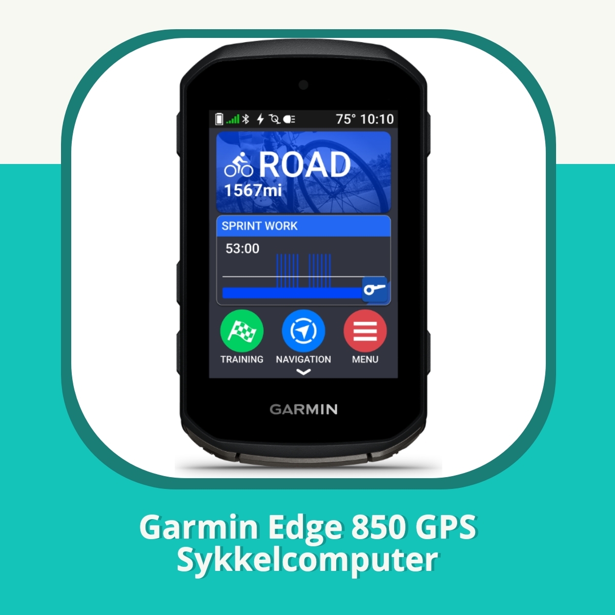 Anmeldelse Garmin Edge 850 GPS Sykkelcomputer