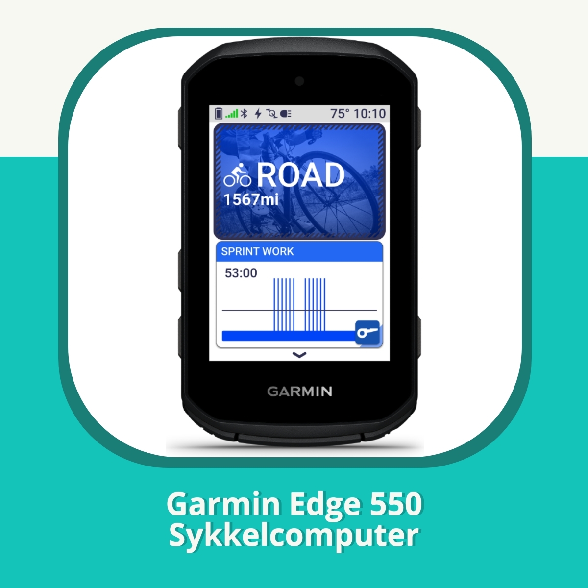 Anmeldelse af Garmin Edge 550 Sykkelcomputer