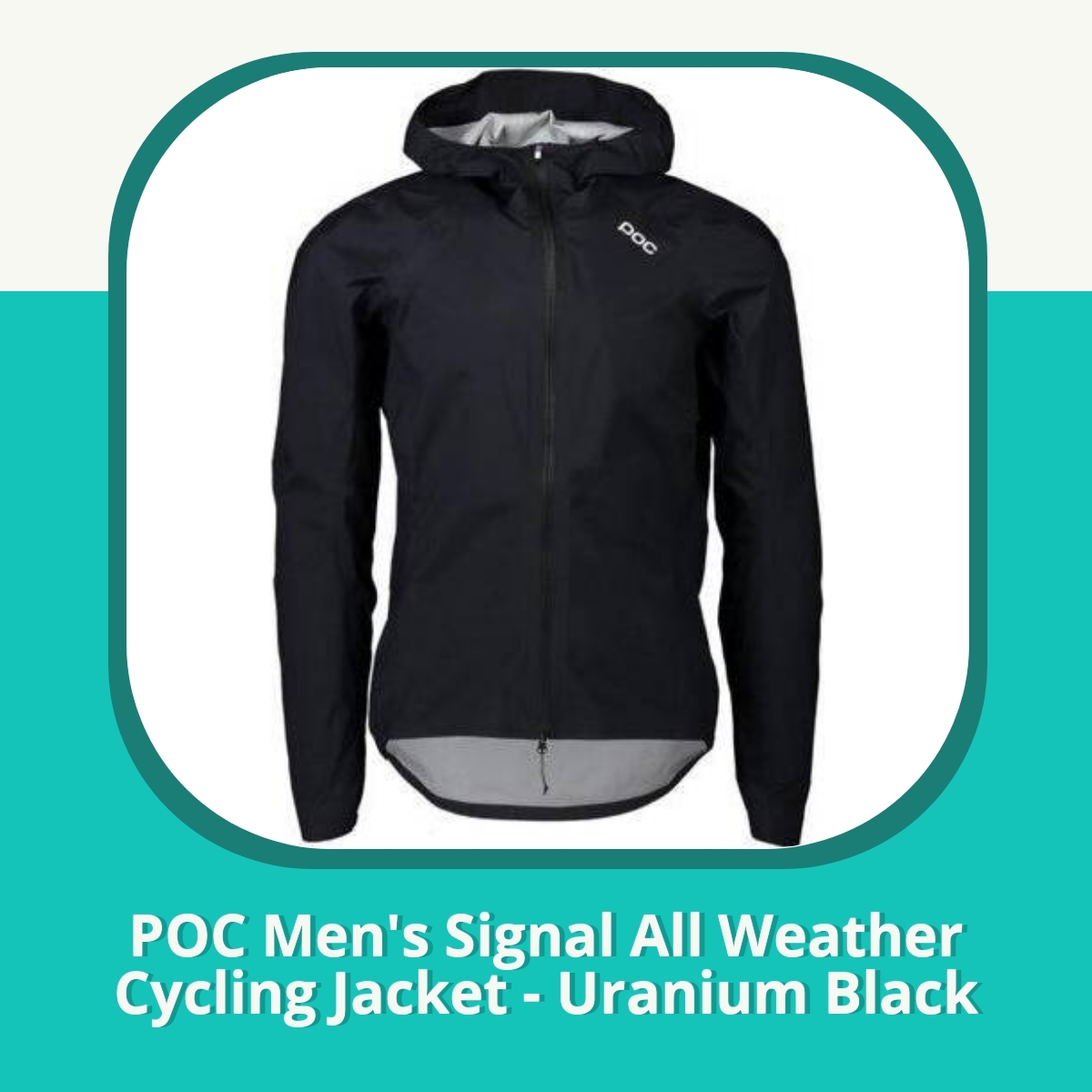 Anmeldelse af POC Men's Signal All Weather Cycling Jacket - Uranium Black