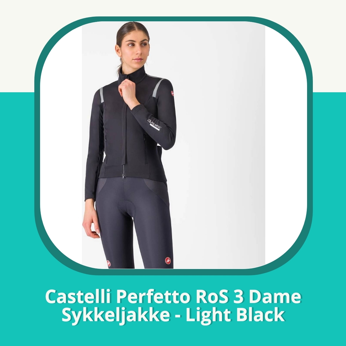 Anmeldelse af Castelli Perfetto RoS 3 Dame Sykkeljakke - Light Black