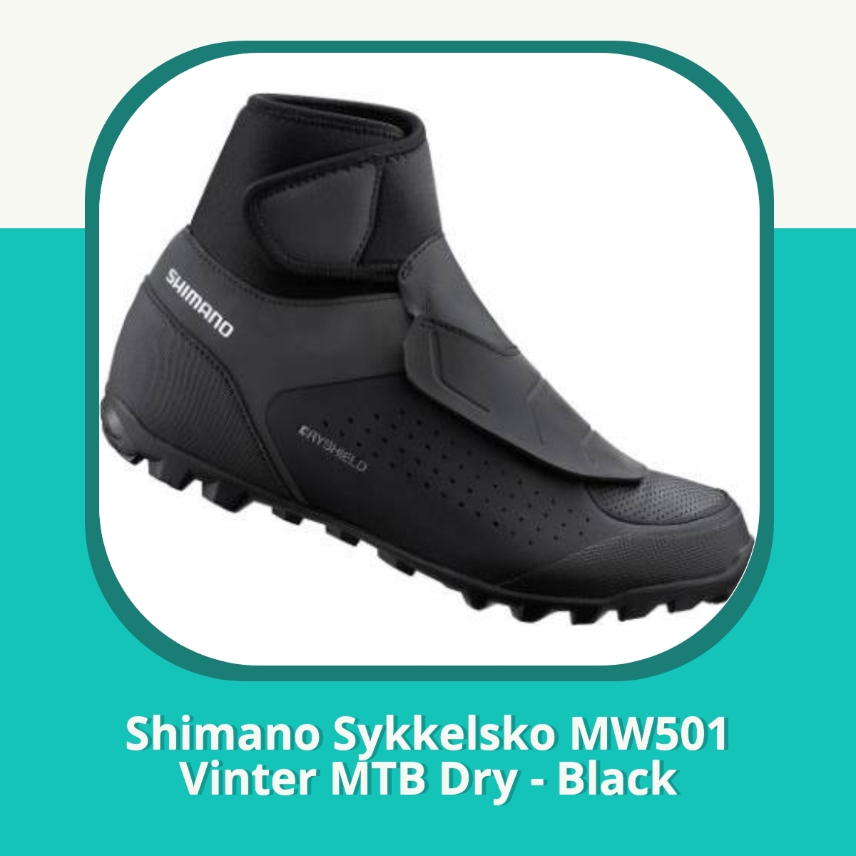 Anmeldelse Shimano Sykkelsko MW501 Vinter MTB Dry - Black