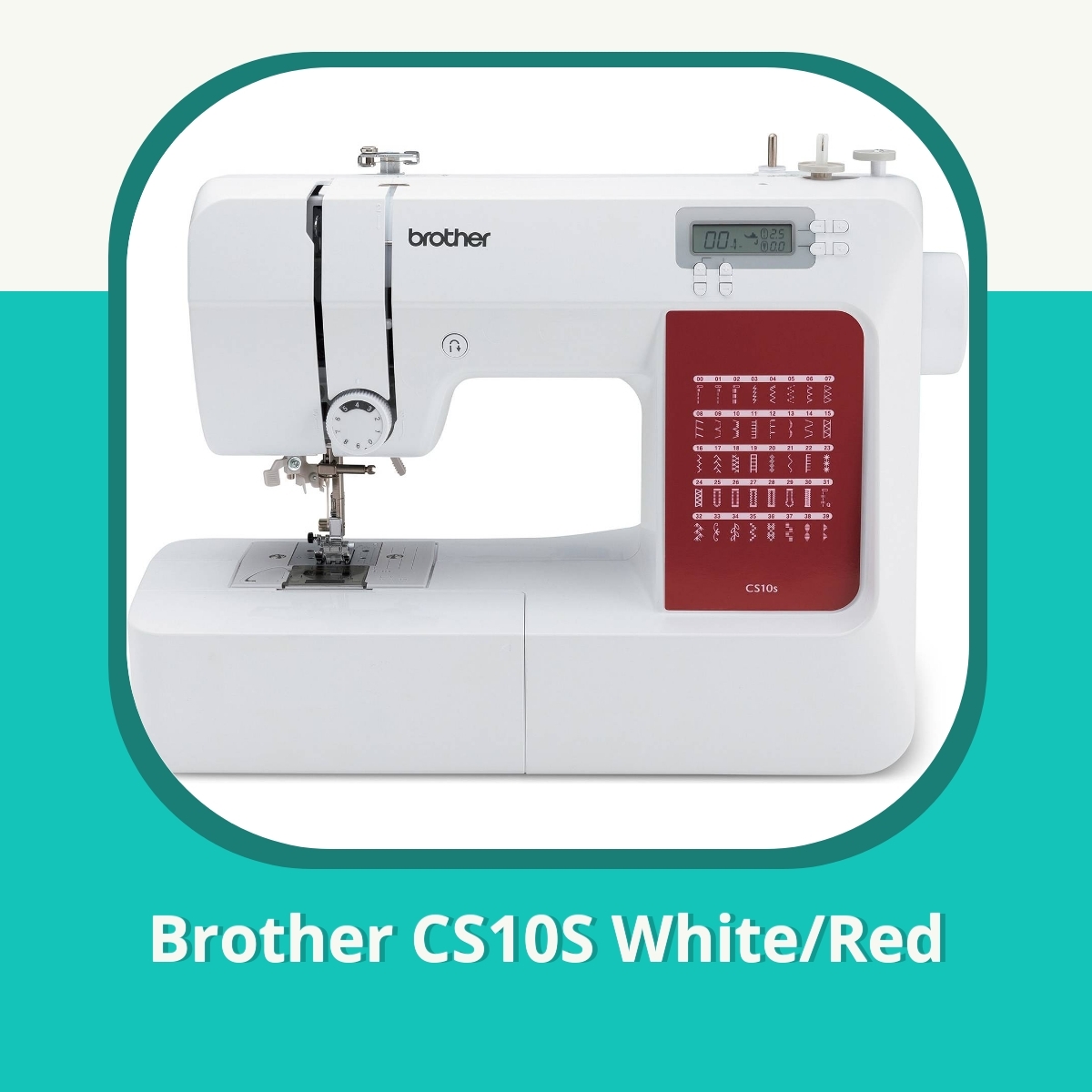 Anmeldelse Brother CS10S White/Red