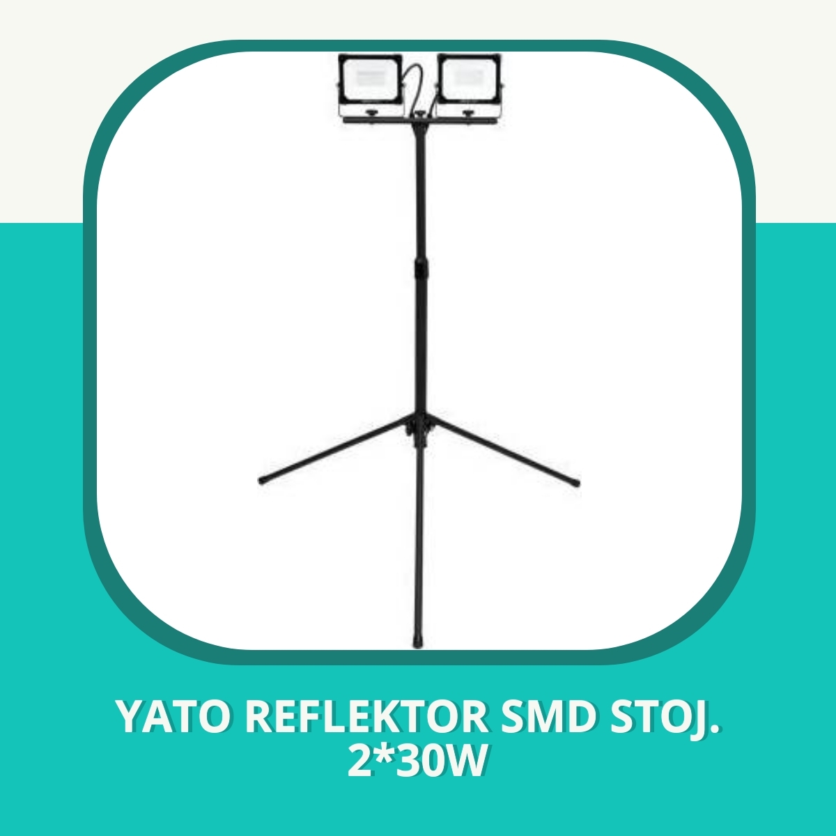 Anmeldelse af YATO REFLEKTOR SMD STOJ. 2*30W