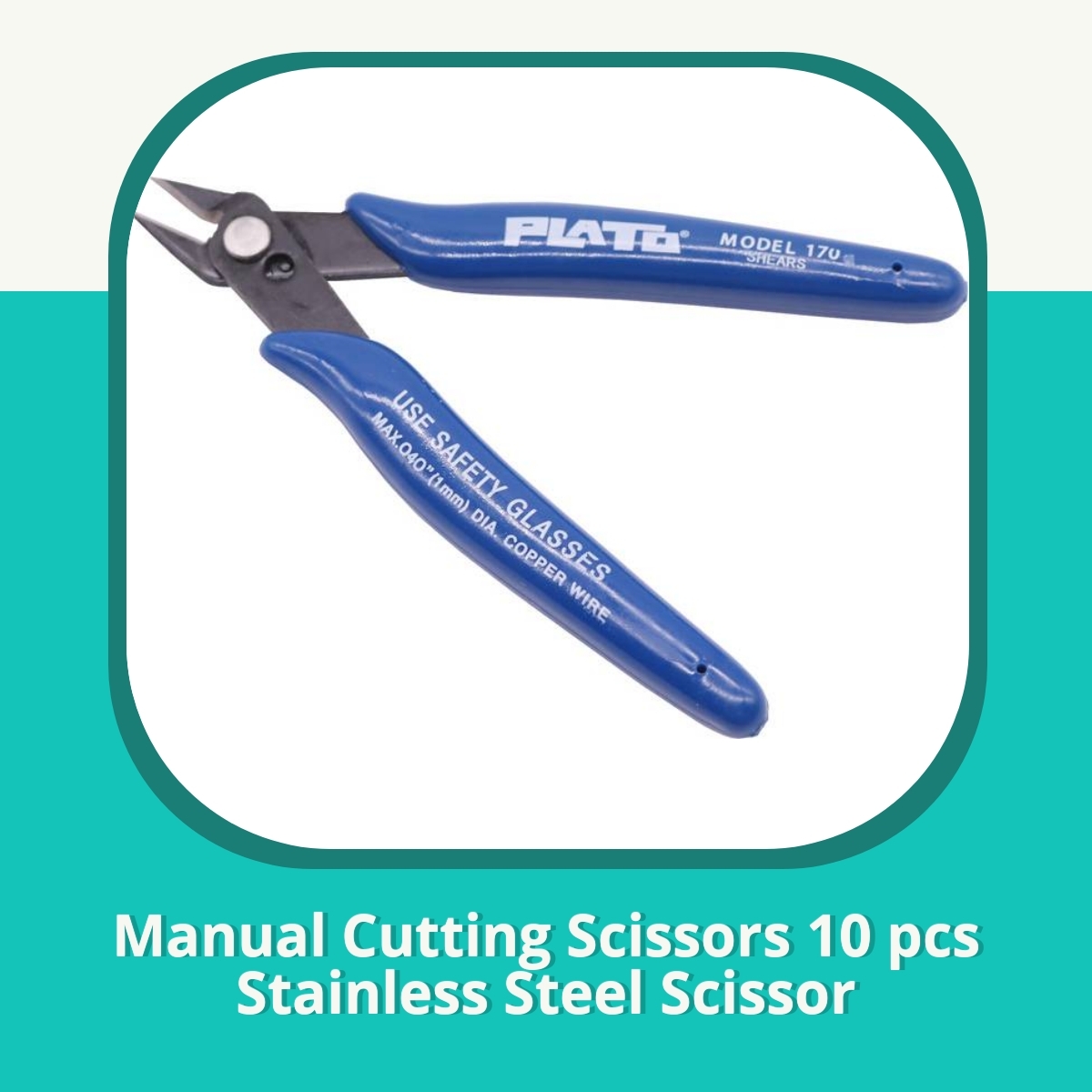 Recension af Manual Cutting Scissors 10 pcs Stainless Steel Scissor