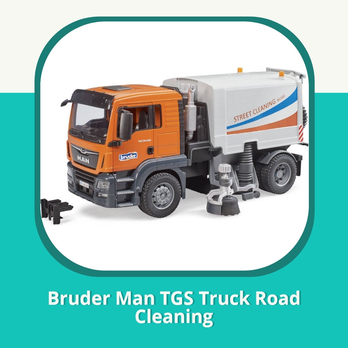 Recension Bruder Man TGS Truck Road Cleaning