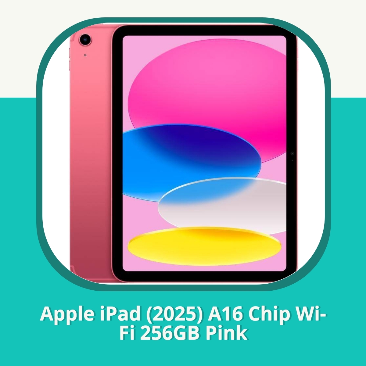 Anmeldelse af Apple iPad (2025) A16 Chip Wi-Fi 256GB Pink