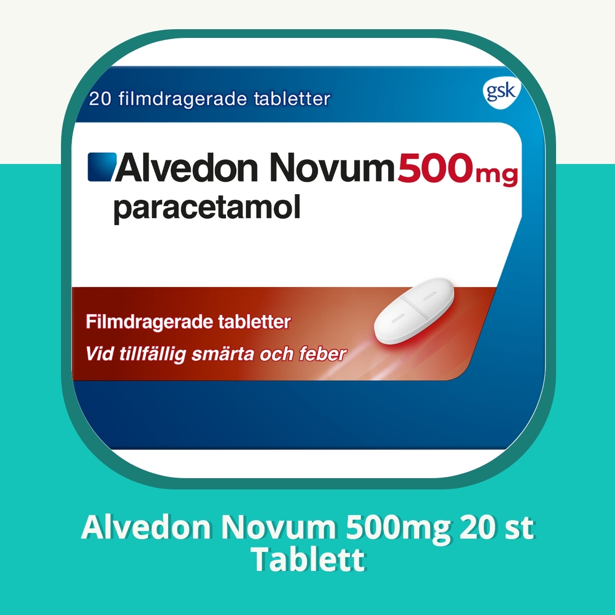 Recension af Alvedon Novum 500mg 20 st Tablett