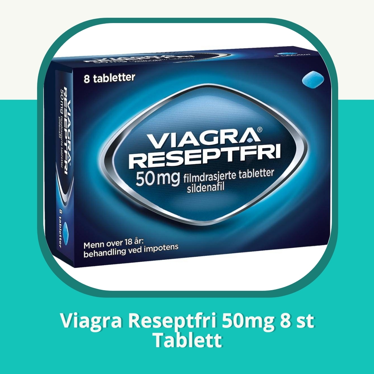 Anmeldelse af Viagra Reseptfri 50mg 8 st Tablett