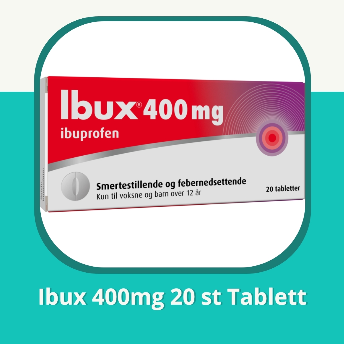 Anmeldelse af Ibux 400mg 20 st Tablett