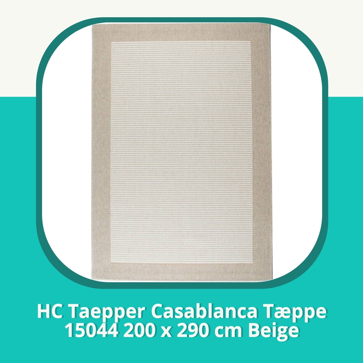 Anmeldelse af HC Taepper Casablanca Tæppe 15044 200 x 290 cm Beige