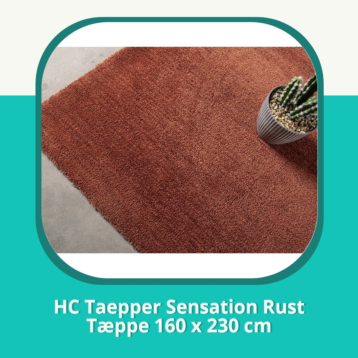 Anmeldelse af HC Taepper Sensation Rust Tæppe 160 x 230 cm