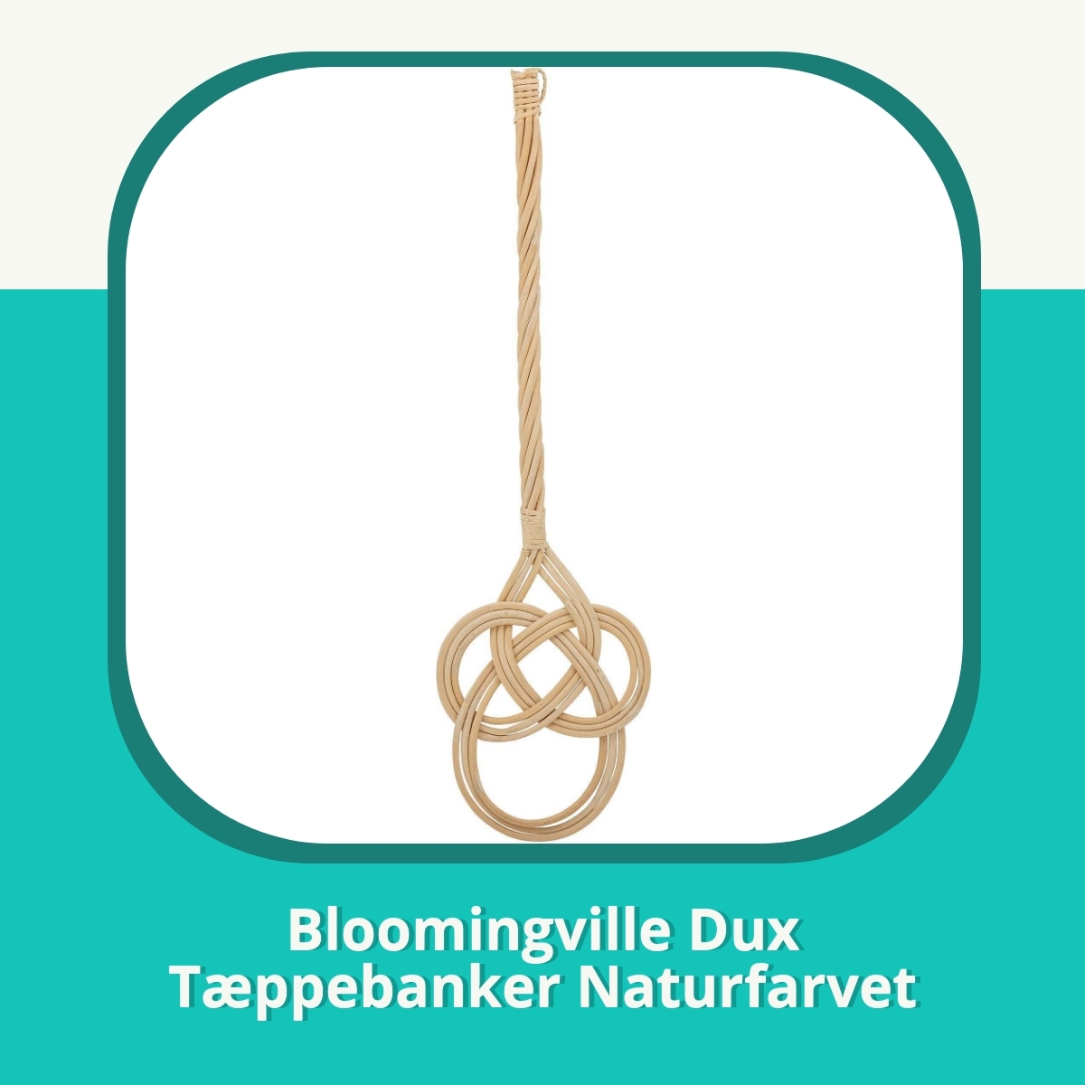 Anmeldelse af Bloomingville Dux Tæppebanker Naturfarvet