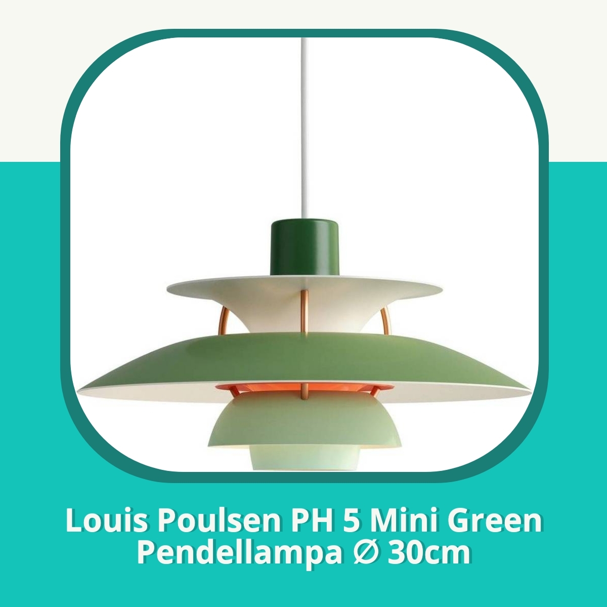 Recension af Louis Poulsen PH 5 Mini Green Pendellampa ∅ 30cm