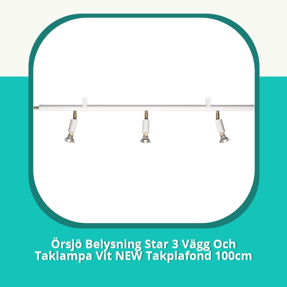Recension af Örsjö Belysning Star 3 Vägg Och Taklampa Vit NEW Takplafond 100cm