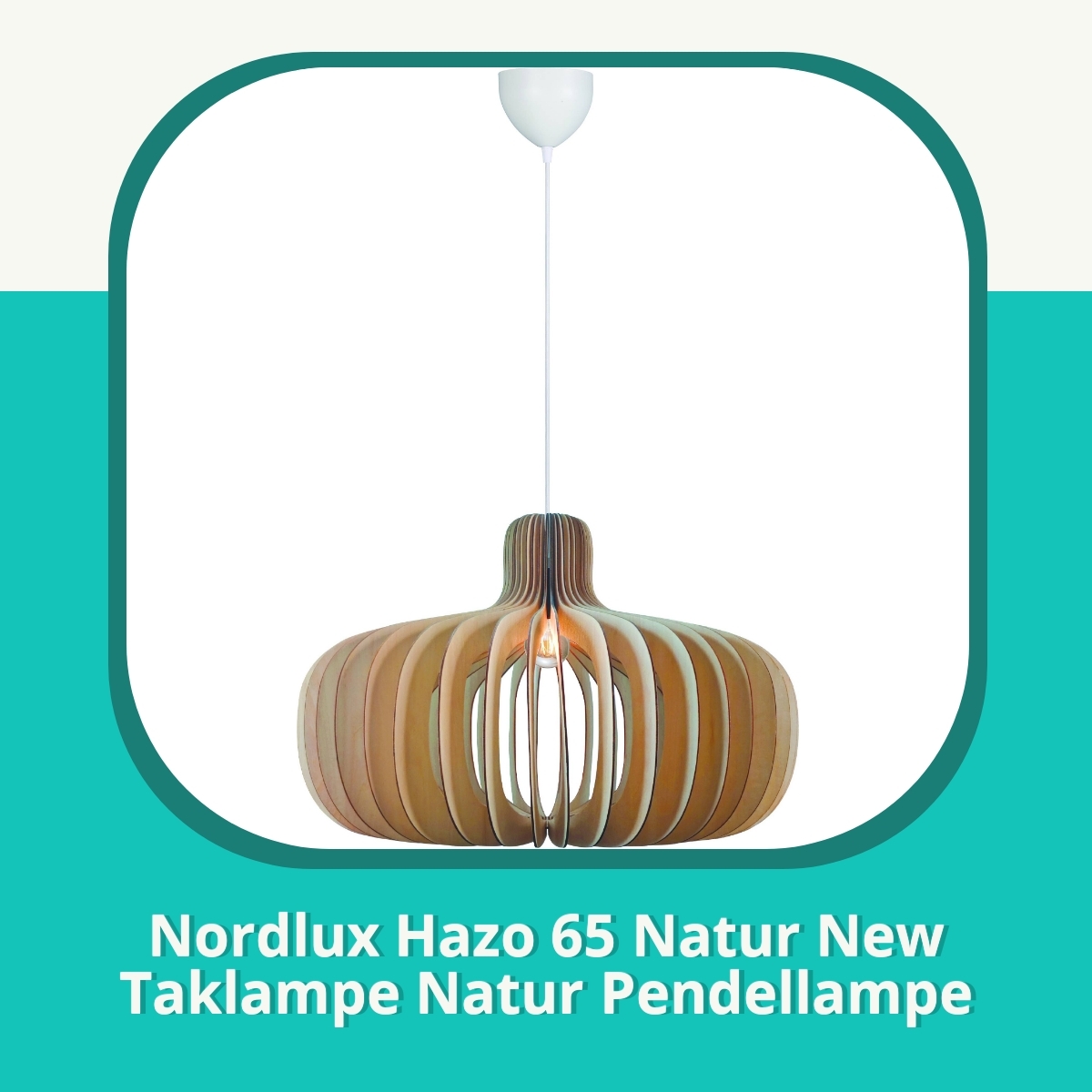 Anmeldelse af Nordlux Hazo 65 Natur New Taklampe Natur Pendellampe
