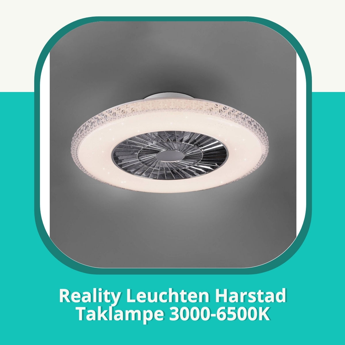 Anmeldelse af Reality Leuchten Harstad Taklampe 3000-6500K