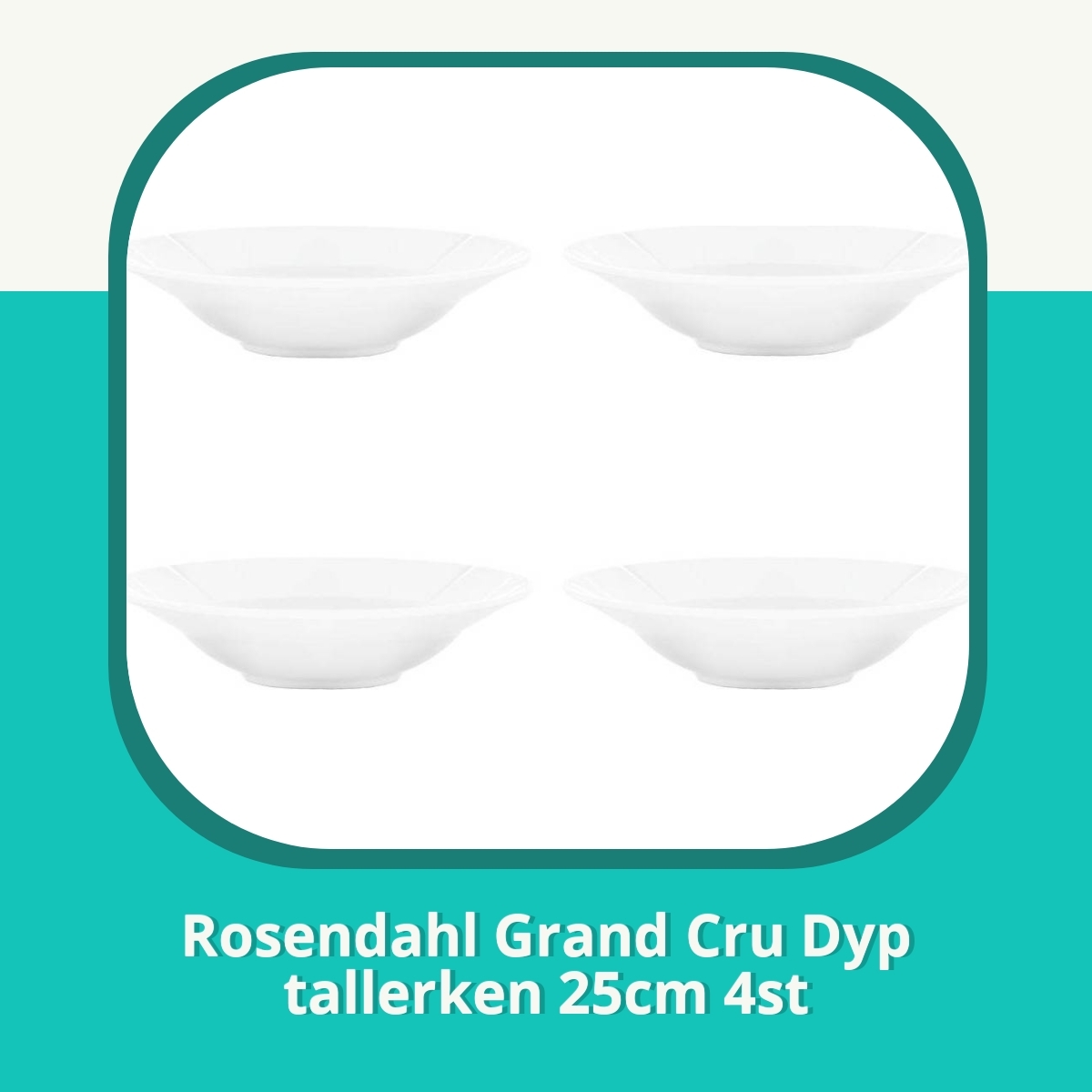 Anmeldelse af Rosendahl Grand Cru Dyp tallerken 25cm 4st