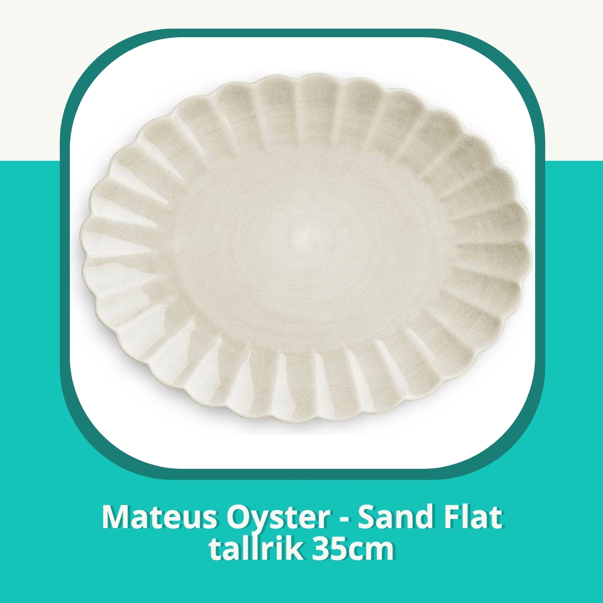 Recension af Mateus Oyster - Sand Flat tallrik 35cm