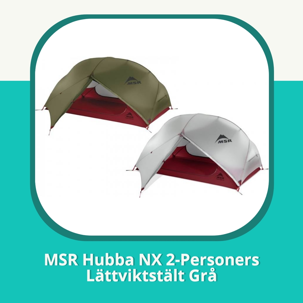 Recension af MSR Hubba NX 2-Personers Lättviktstält Grå