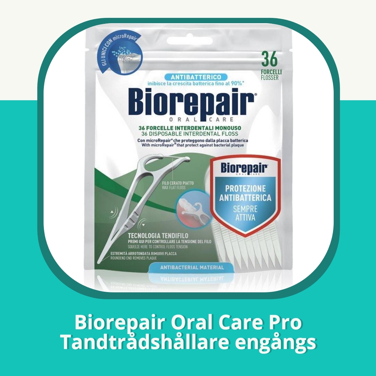 Recension af Biorepair Oral Care Pro Tandtrådshållare engångs
