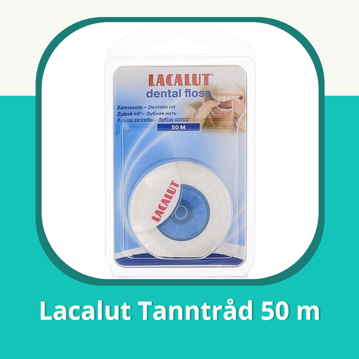 Anmeldelse af Lacalut Tanntråd 50 m