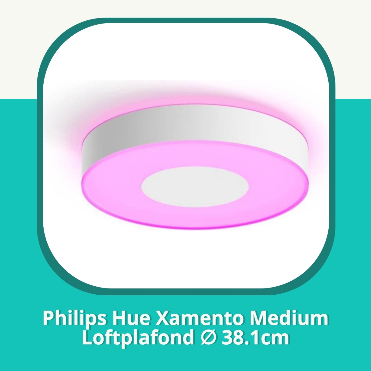 Anmeldelse af Philips Hue Xamento Medium Loftplafond ∅ 38.1cm