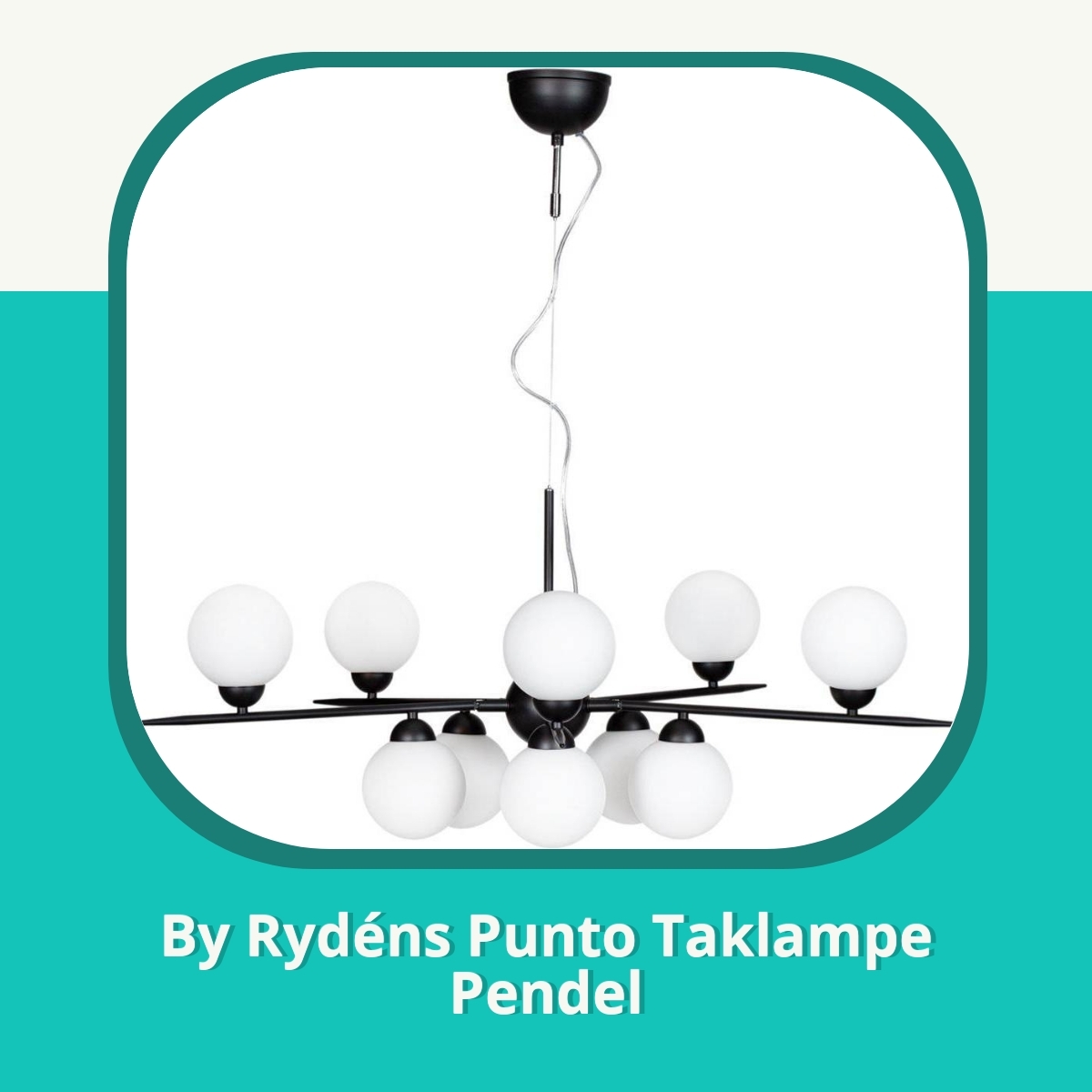 Anmeldelse af By Rydéns Punto Taklampe Pendel