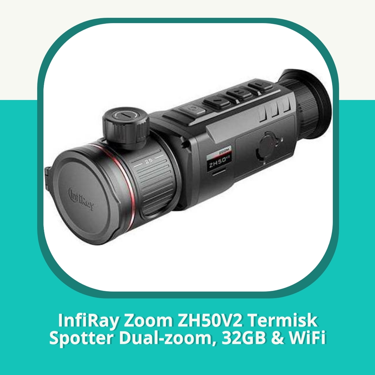 Anmeldelse af InfiRay Zoom ZH50V2 Termisk Spotter Dual-zoom, 32GB & WiFi