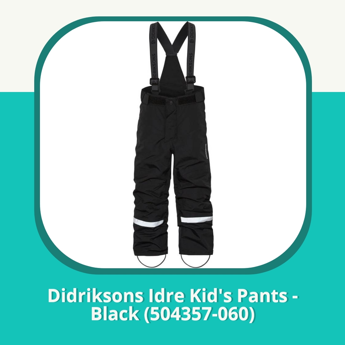 Anmeldelse af Didriksons Idre Kid's Pants - Black (504357-060)