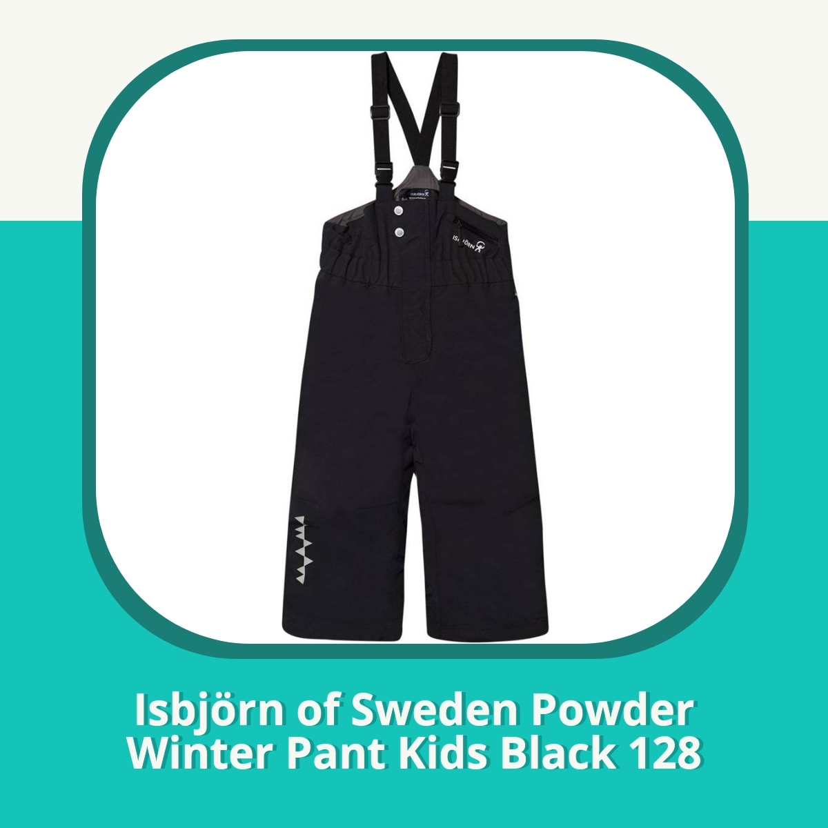 Anmeldelse af Isbjörn of Sweden Powder Winter Pant Kids Black 128