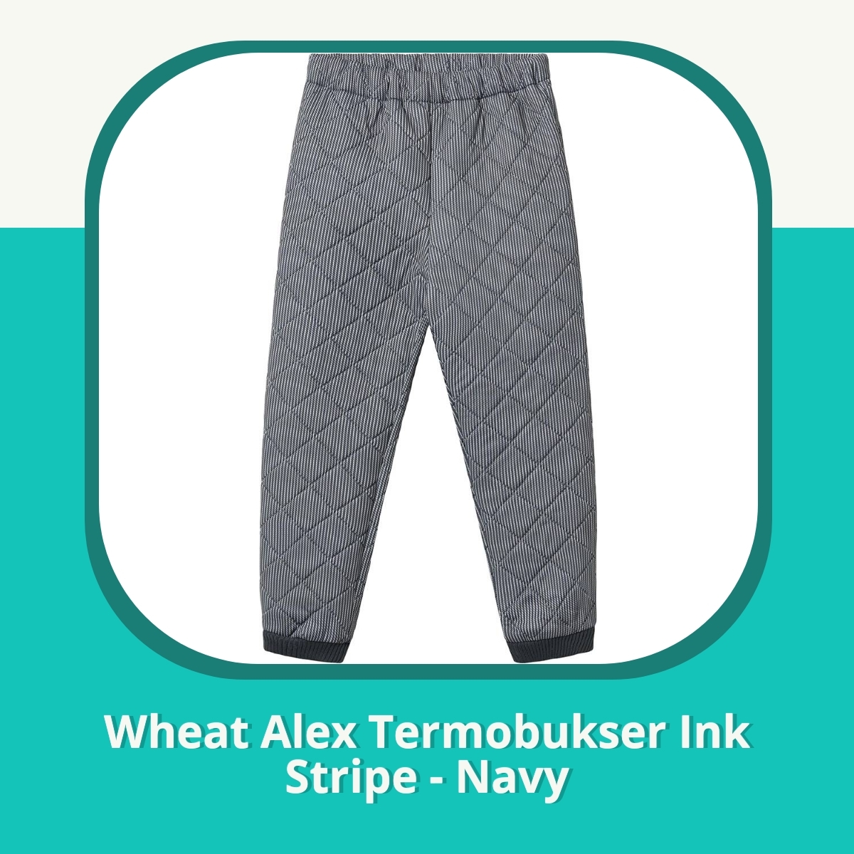 Anmeldelse af Wheat Alex Termobukser Ink Stripe - Navy