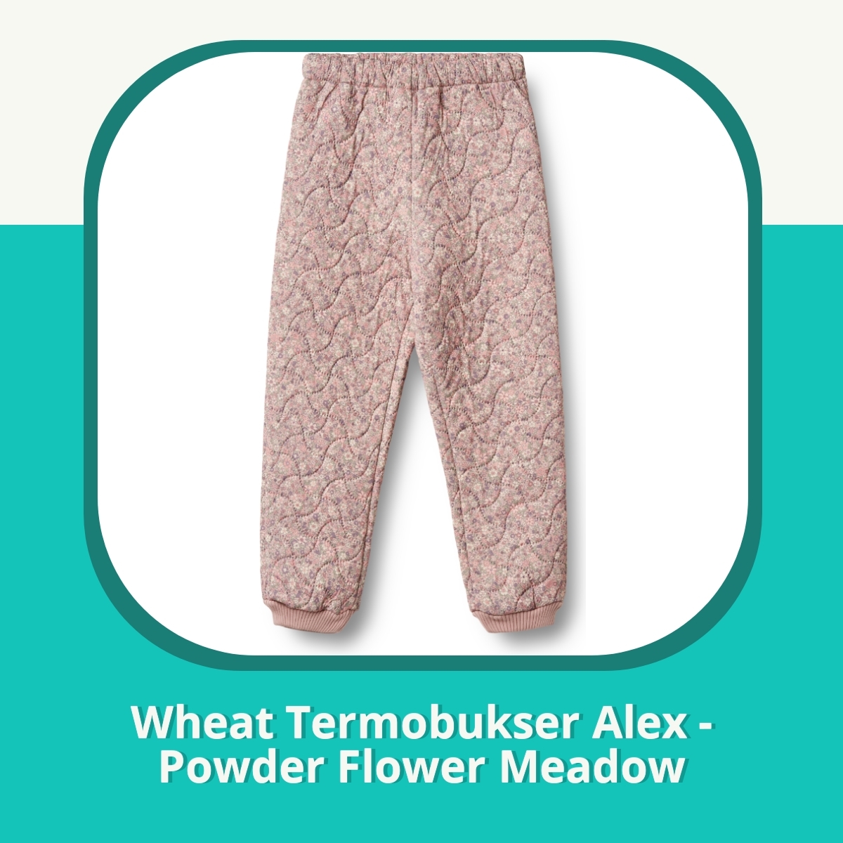 Anmeldelse af Wheat Termobukser Alex - Powder Flower Meadow