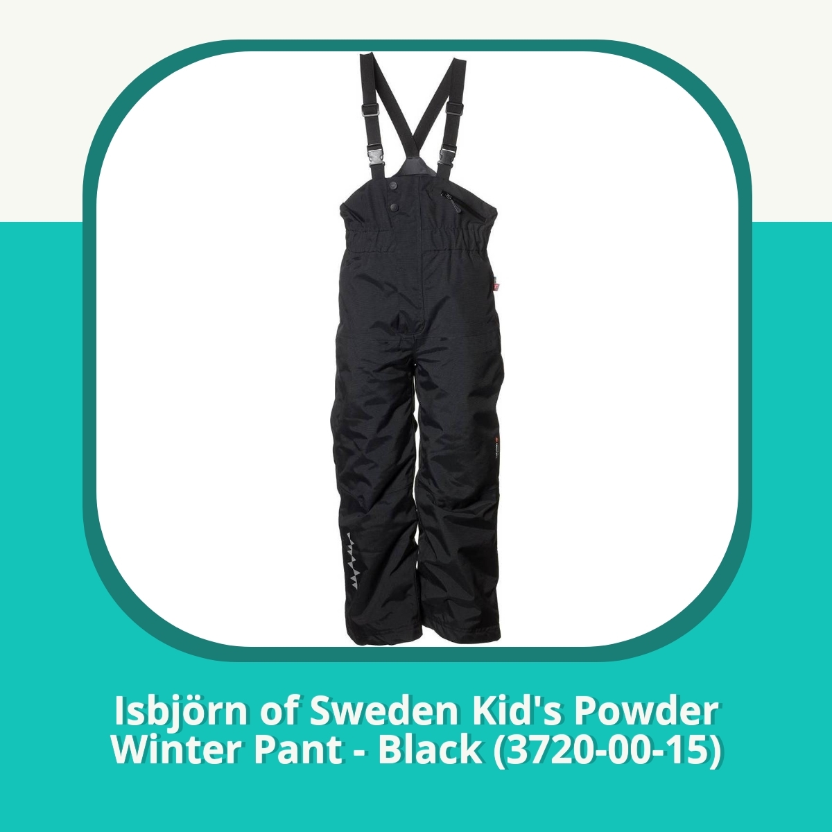 Recension af Isbjörn of Sweden Kid's Powder Winter Pant - Black (3720-00-15)