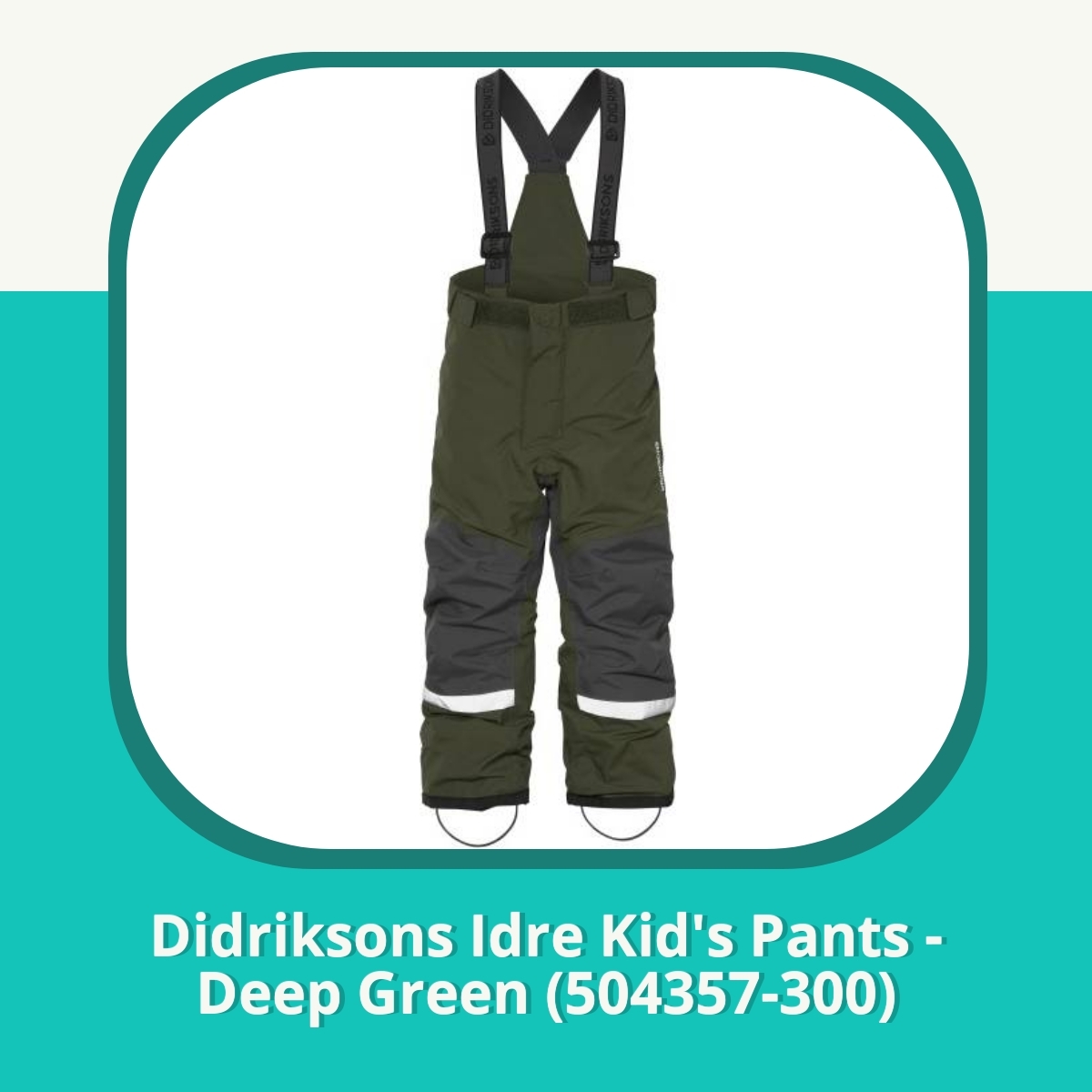 Recension af Didriksons Idre Kid's Pants - Deep Green (504357-300)