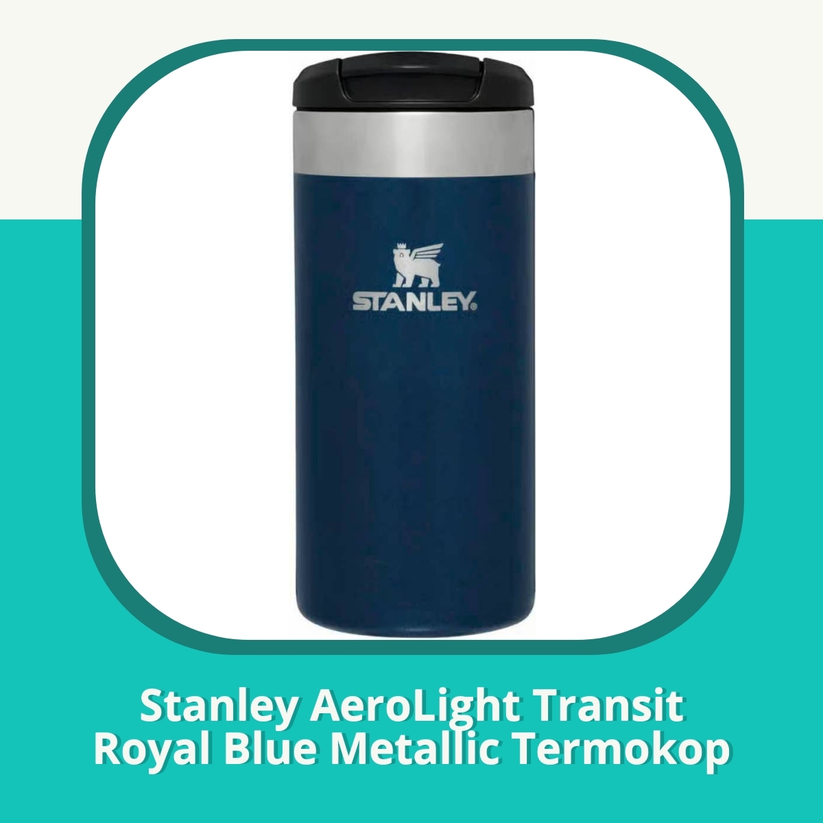 Anmeldelse af Stanley AeroLight Transit Royal Blue Metallic Termokop